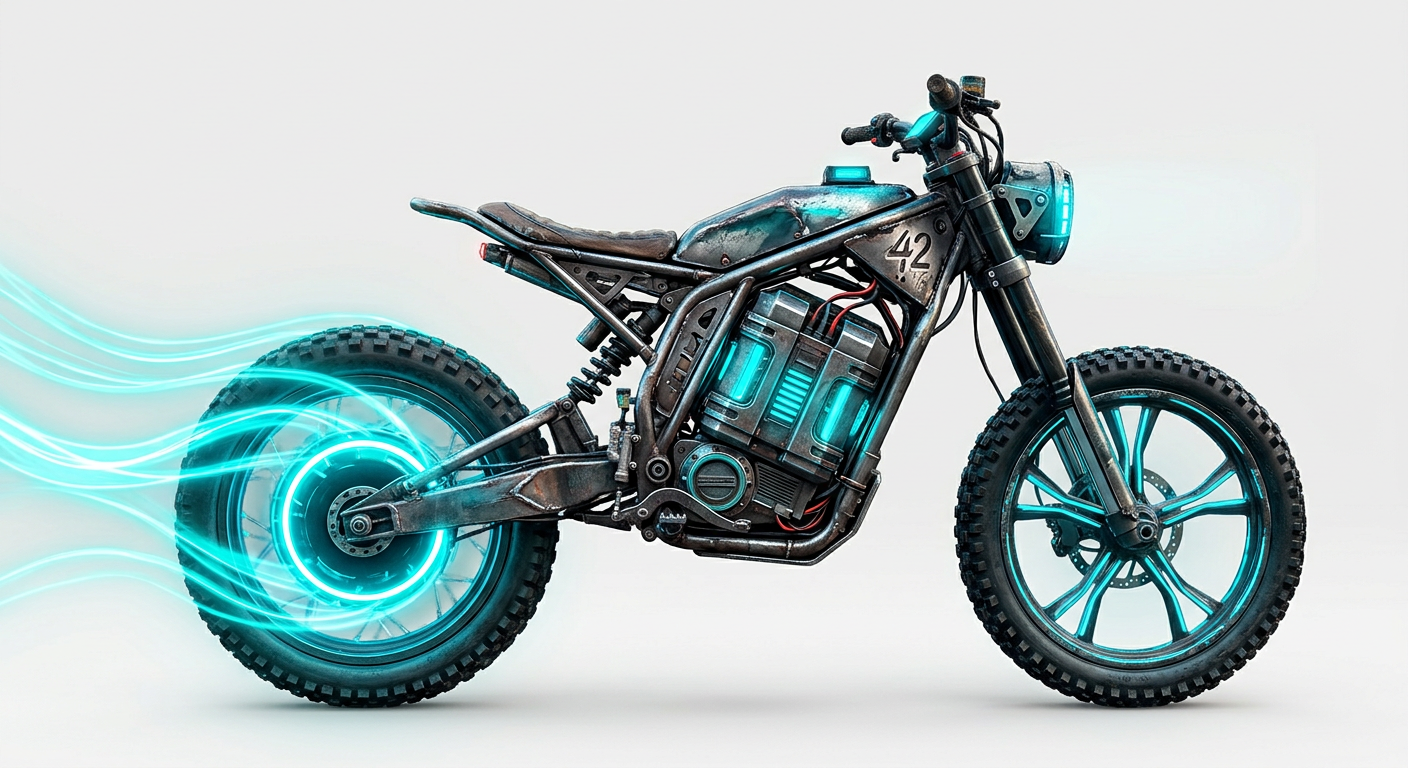 Custom scrap ebike